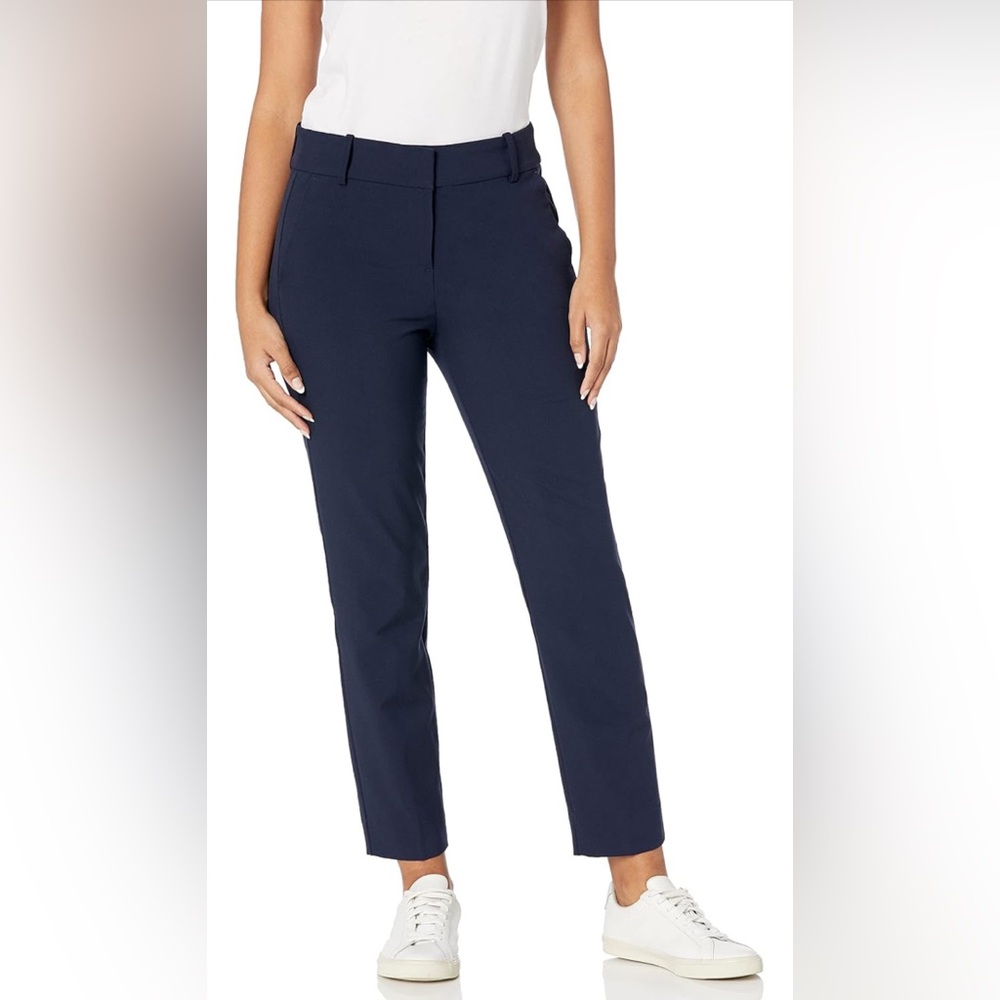 J. CREW FACTORY // SZ 8 // slim fit trousers, navy // NWOT // retail $90